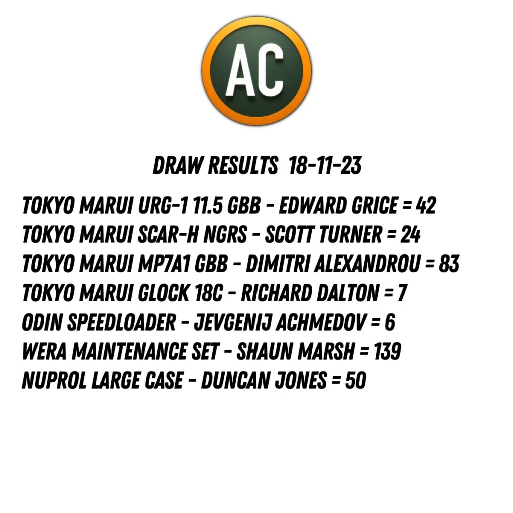 Draw Results 18-11-23
