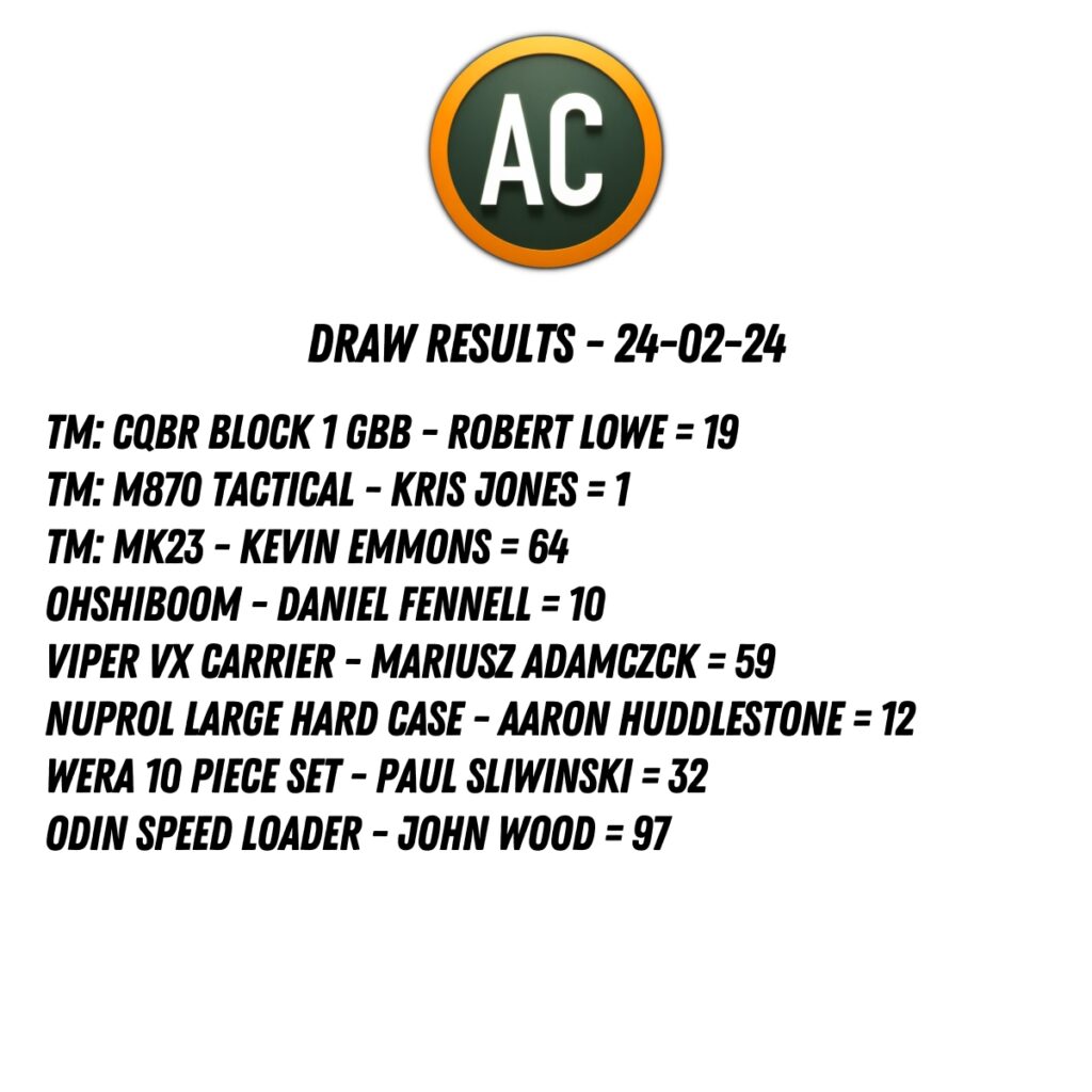 Draw Results 24-02-24