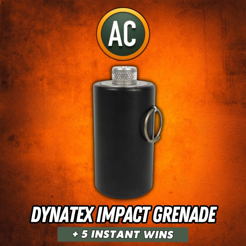 Dynatex Blank Firing Impact Grenade + 5 Instant Wins