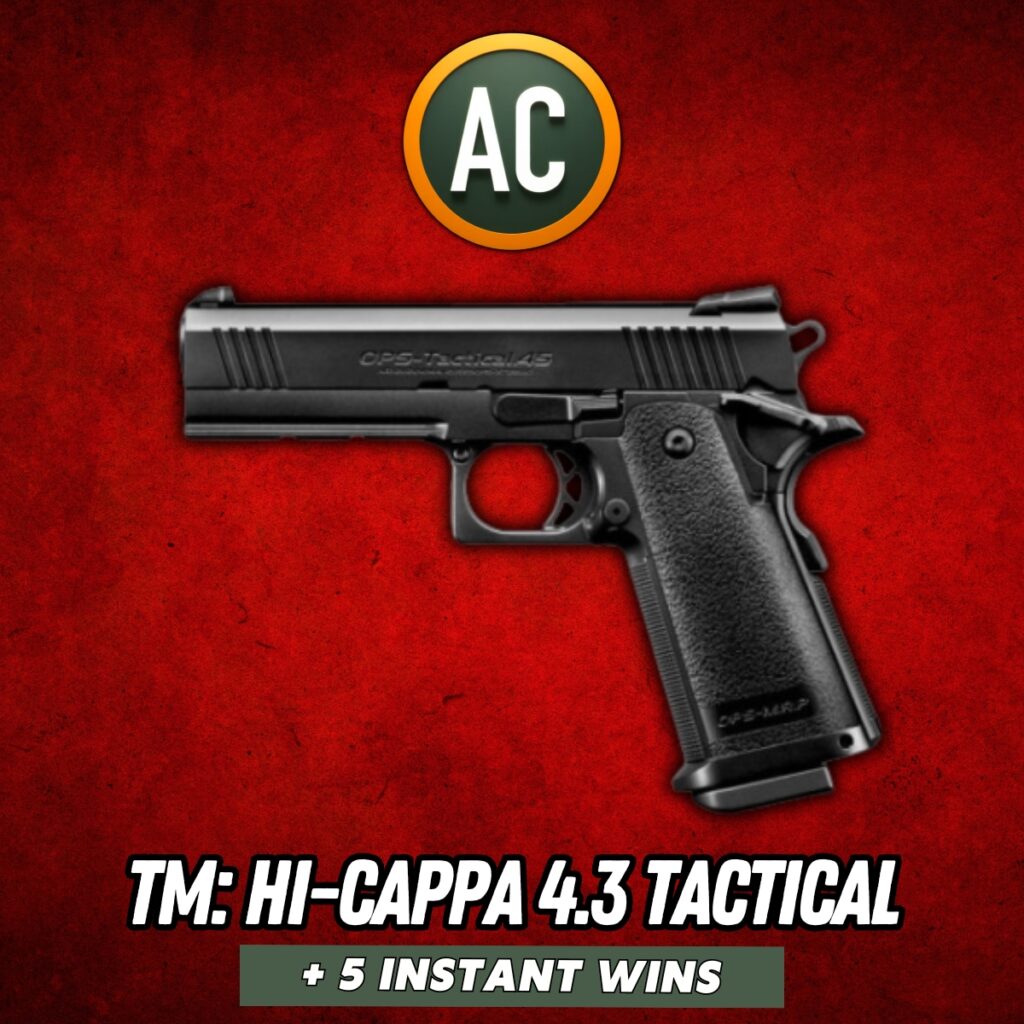 TM: Hi-Cappa 4.3 Tactical Custom + 5 Instant Wins