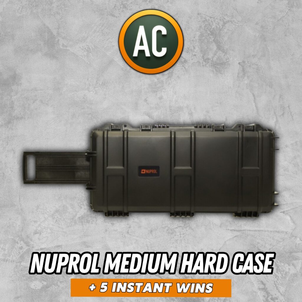 Nuprol Medium Hard Case (Black) + 5 Instant Wins
