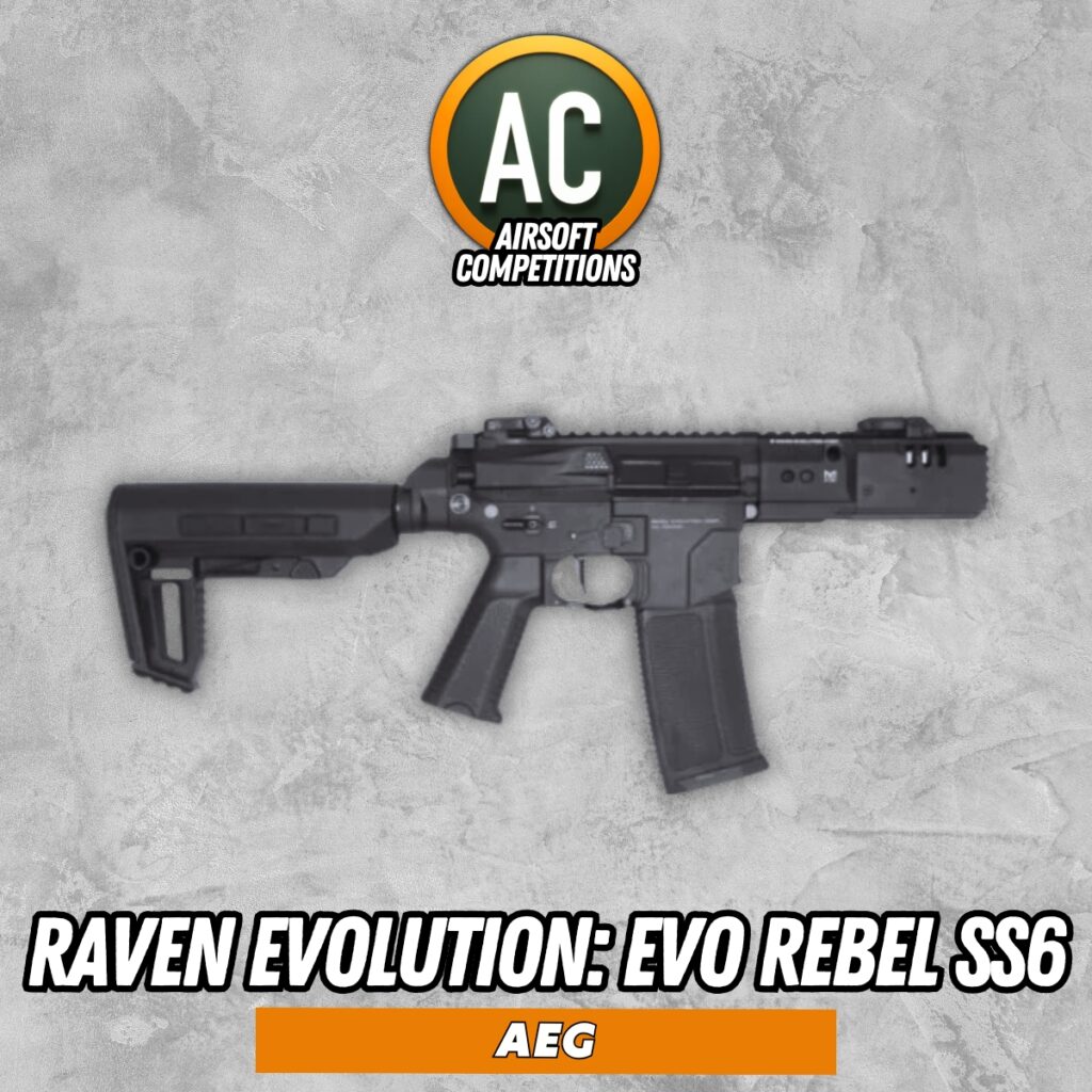 Raven Evolution EVO Rebel SS6 AEG airsoft rifle prize